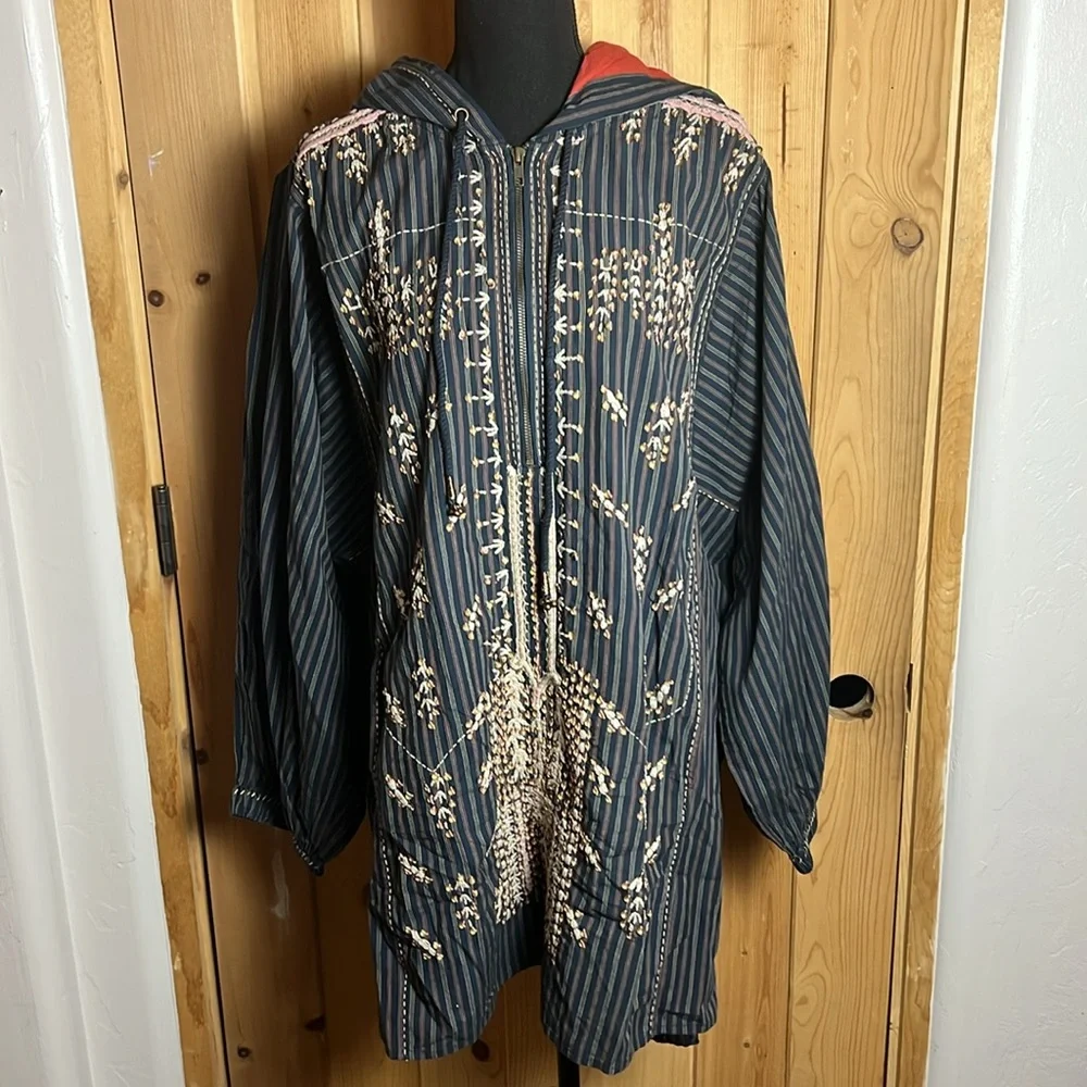 FREE PEOPLE Embellished Stripe Pullover - Picture 7 of 16